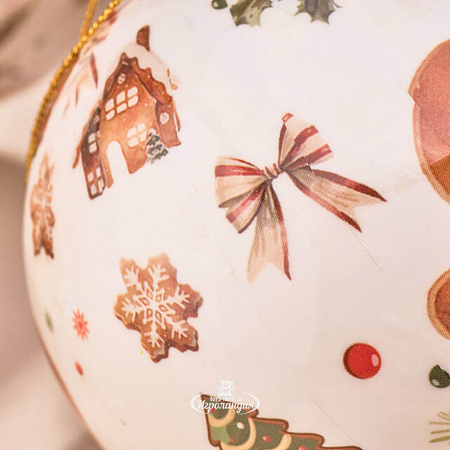 Набор елочных шаров Gingerbread - Пряничные человечки 10 см, 4 шт Koopman