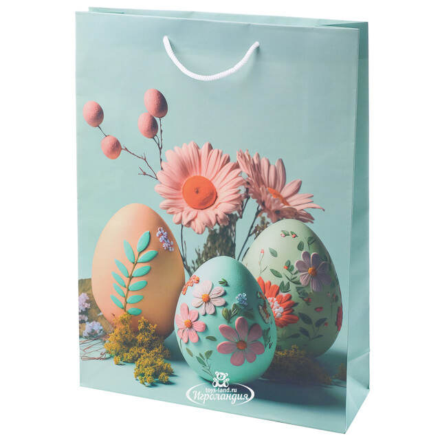 Подарочный пакет Easter Eggs 34 см Koopman