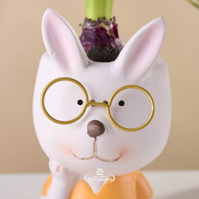 Декоративное кашпо Зайка Феня 12 см Koopman