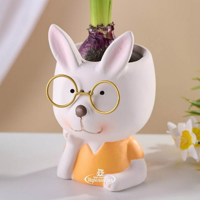 Декоративное кашпо Зайка Феня 12 см Koopman