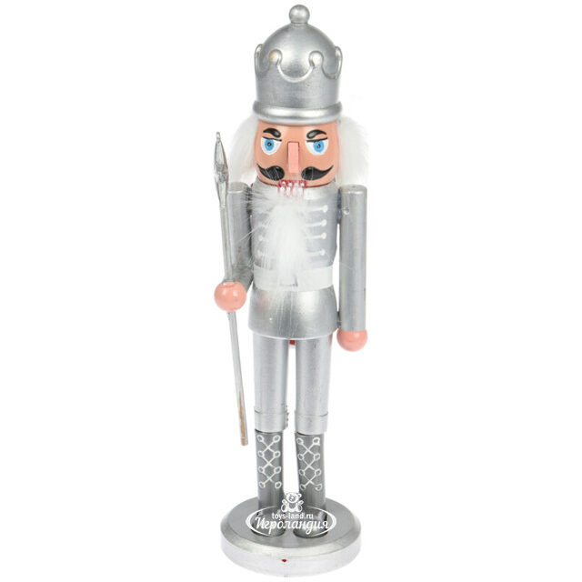 Декоративная фигурка Щелкунчик - His Silver Majesty 28 см Koopman