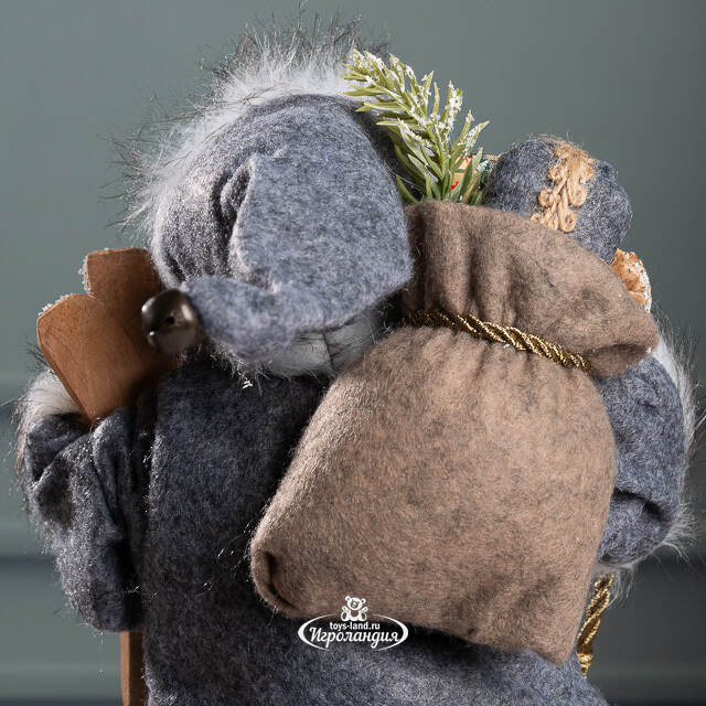 Новогодняя фигура Санта Клаус - Добрый Волшебник 37 см Koopman