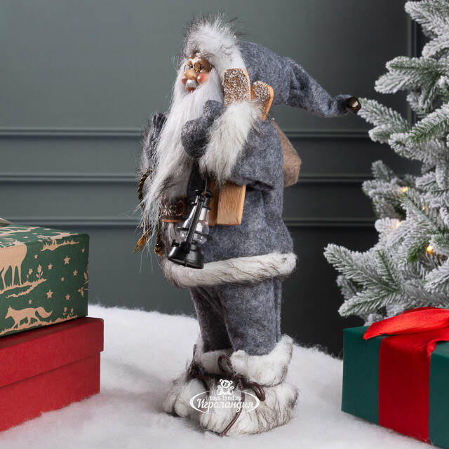 Новогодняя фигура Санта Клаус - Добрый Волшебник 37 см Koopman