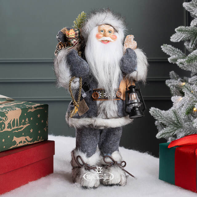 Новогодняя фигура Санта Клаус - Добрый Волшебник 37 см Koopman