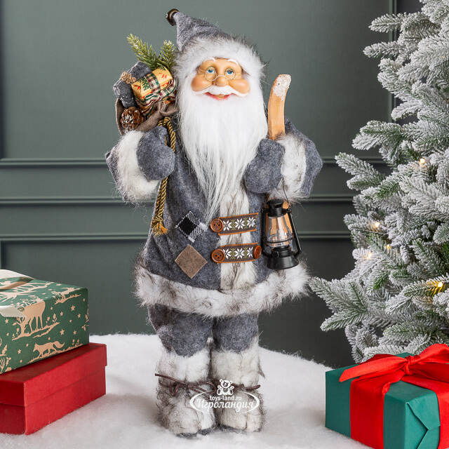Новогодняя фигура Санта Клаус - Добрый Волшебник 57 см Koopman