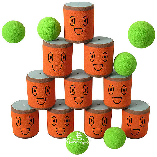 Игра "Городки", 10 банок Safsof