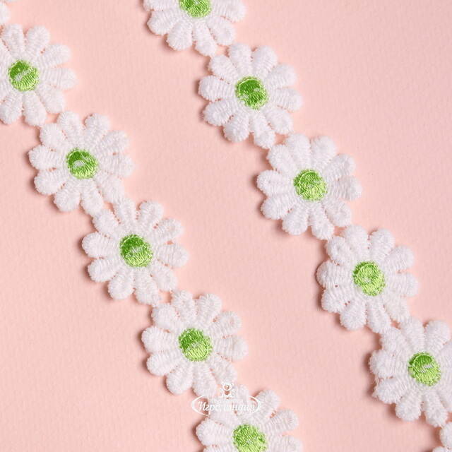 Декоративная лента Ромашка 200*5 см зеленая Koopman (Купман)