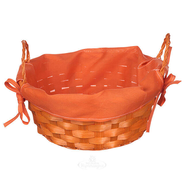 Декоративная корзина Simple 21*9 см оранжевая Koopman