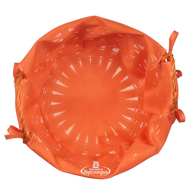 Декоративная корзина Simple 21*9 см оранжевая Koopman