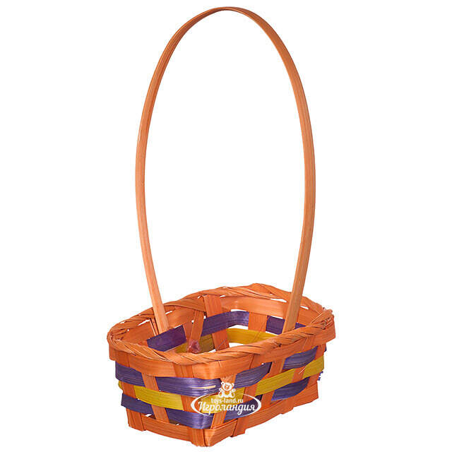 Декоративная корзина Blumbe 12*9 см оранжевая Koopman