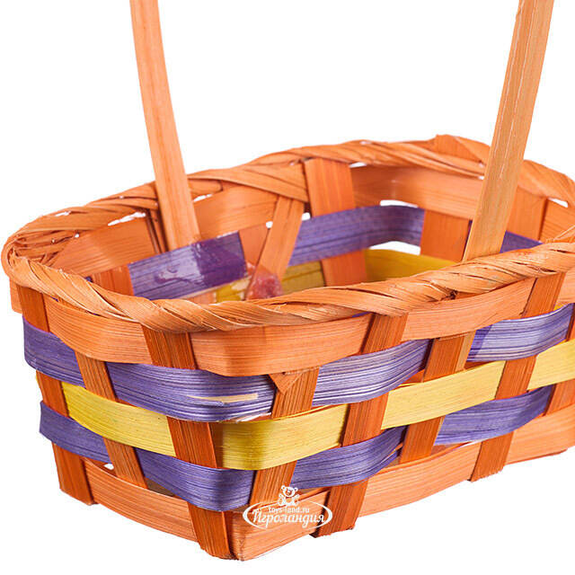 Декоративная корзина Blumbe 12*9 см оранжевая Koopman