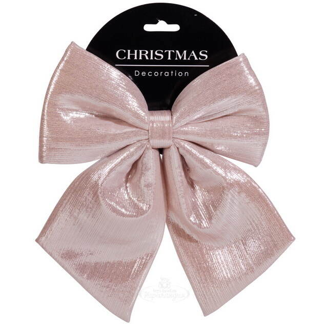 Бант на елку Markington 28 см нежно-розовый Koopman
