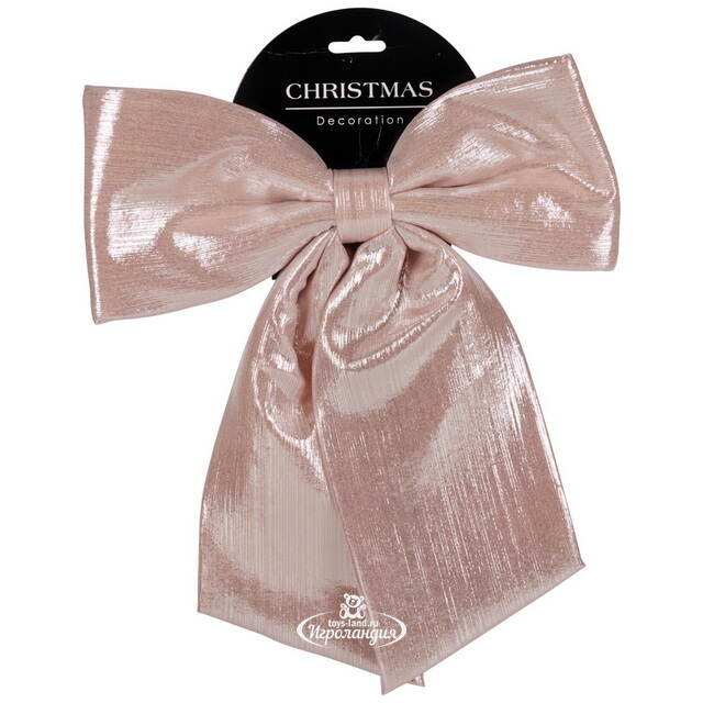 Бант на елку Markington 34 см нежно-розовый Koopman