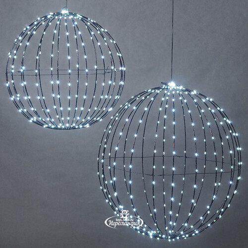 Светодиодный шар Bright Ball 40 см, 240 холодных белых LED ламп, таймер, IP44 Koopman