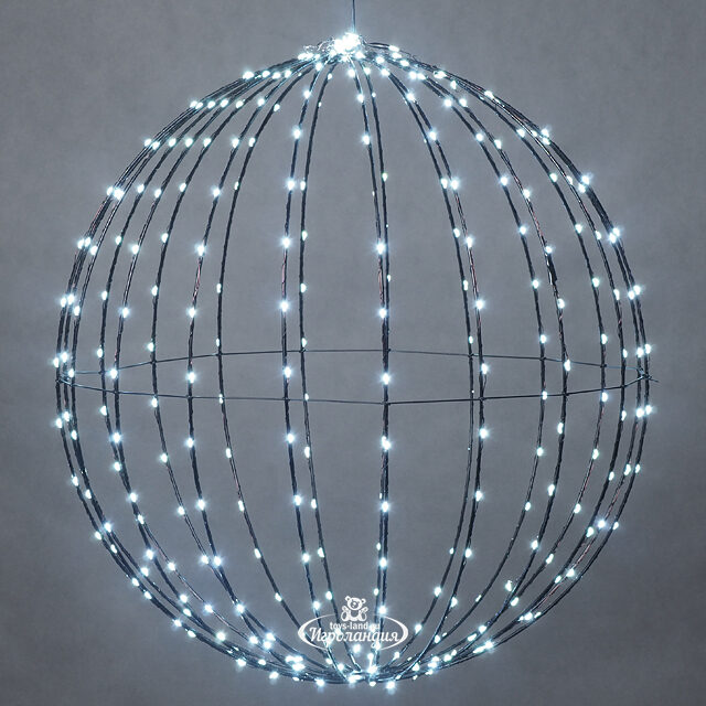 Светодиодный шар Bright Ball 50 см, 320 холодных белых LED ламп, таймер, IP44 Koopman