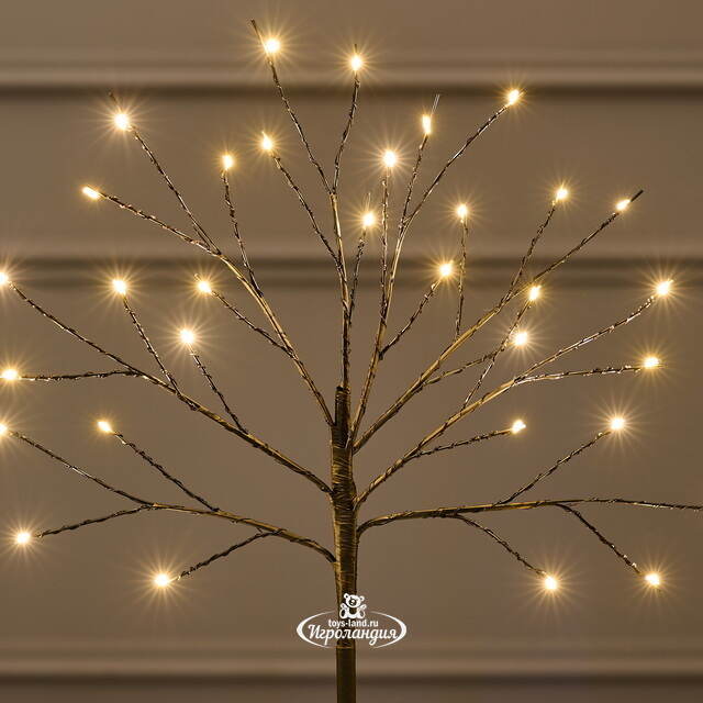 Светящееся дерево Сказочная Липа 40 см, 32 теплые белые мини LED лампы, на батарейках Koopman