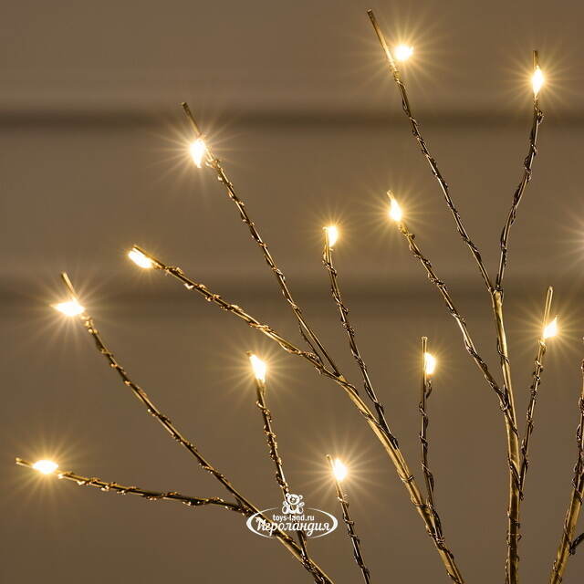 Светящееся дерево Сказочная Липа 40 см, 32 теплые белые мини LED лампы, на батарейках Koopman