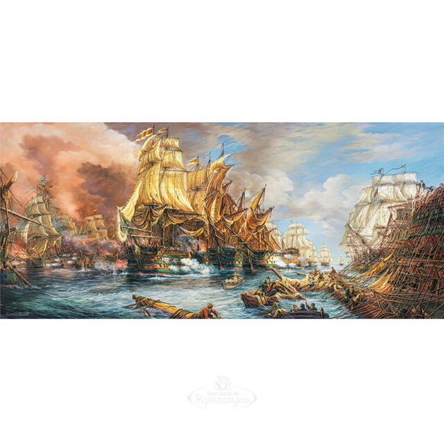 Картина-пазл Битва на море, 600 элементов Castorland