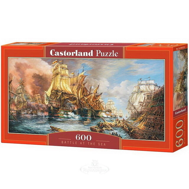 Картина-пазл Битва на море, 600 элементов Castorland