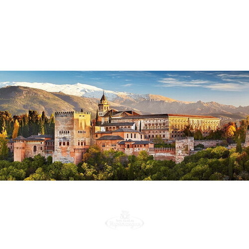 Пазл Вид на Альгамбра, 600 деталей Castorland
