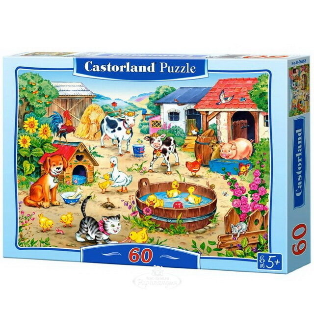 Пазл Ферма, 60 элементов Castorland