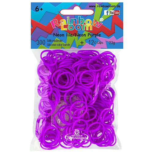 Резиночки для плетения, цвет: фиолетовый Rainbow Loom