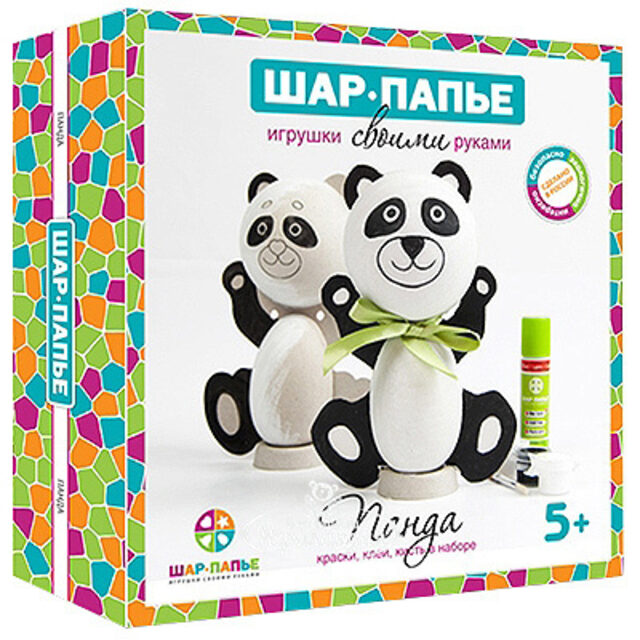 Набор для раскрашивания Панда Шар Папье