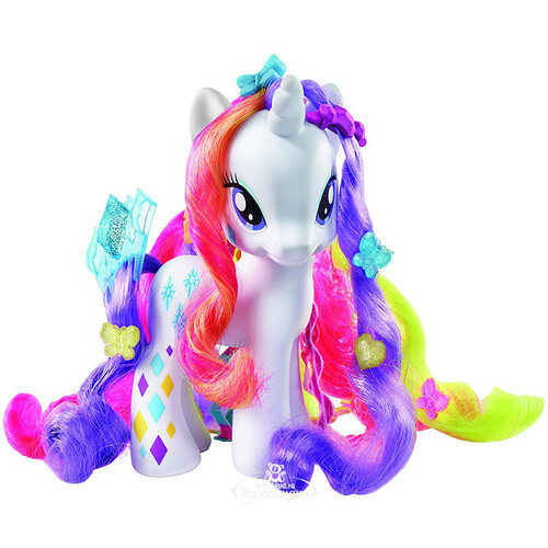 Пони-модница Рарити с аксессуарами для создания причесок 15 см My Little Pony Hasbro