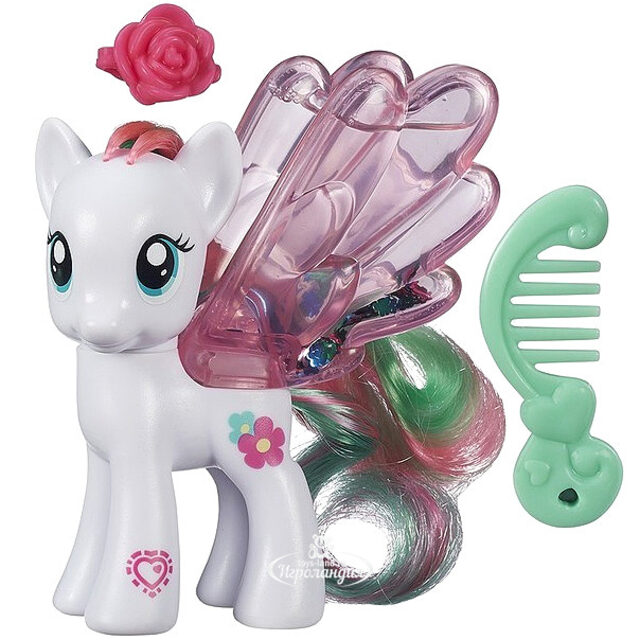 Пони с блестящими крыльями - Блоссомфорт 8 см My Little Pony Hasbro