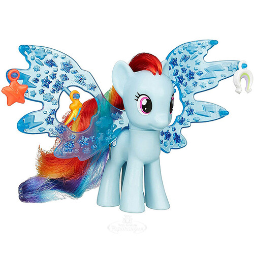 Пони с волшебными крыльями и подвесками - Радуга Дэш 8 см My Little Pony Hasbro