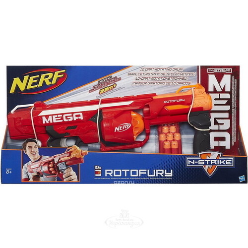 Бластер Nerf Мега Берсеркер со свистящими стрелами Hasbro