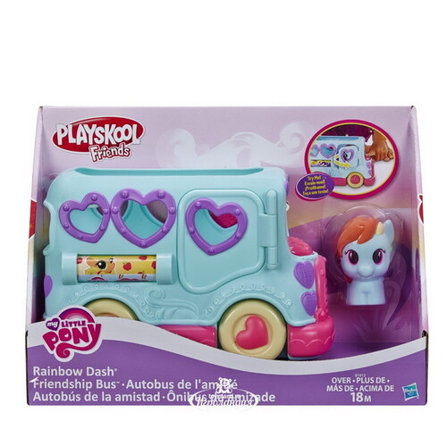 Автобус Маленькая пони Радуга Дэш с фигуркой (My Little Pony) Hasbro