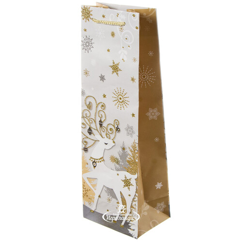 Пакет для бутылки Magic Christmas - Сказочный Олень 36*12 см Due Esse Christmas