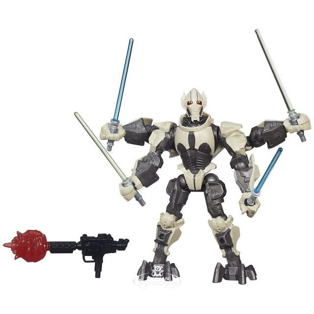 Игровой набор Делюкс Звездные войны - Генерал Гривус с оружием 15 см Hasbro