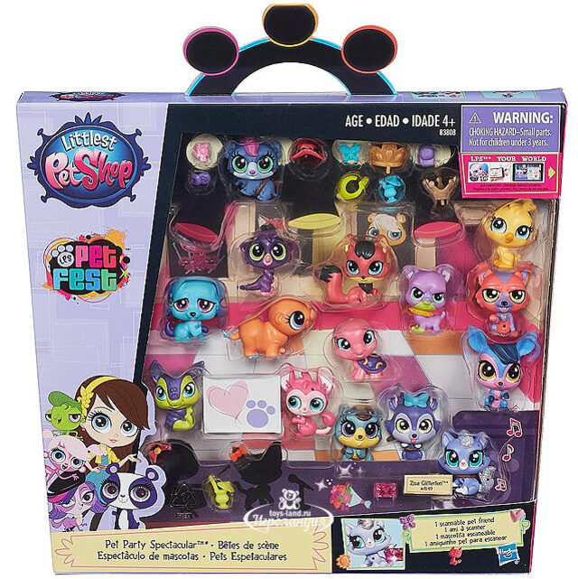 Коллекционный набор Вечеринка зверюшек Littlest Pet Shop Hasbro (Хасбро)
