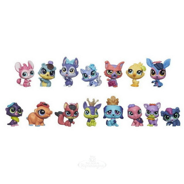 Коллекционный набор Вечеринка зверюшек Littlest Pet Shop Hasbro (Хасбро)
