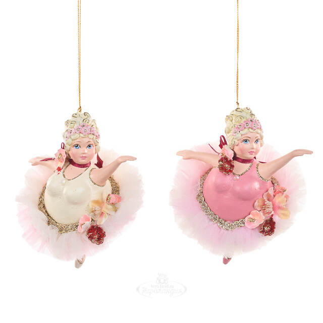 Елочная игрушка Балерина: Memory of Ballet 15 см розовая Goodwill