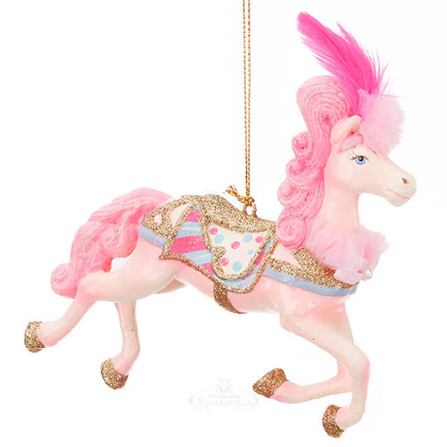 Елочная игрушка Лошадка Арабель - Circus Birthday 12 см Goodwill