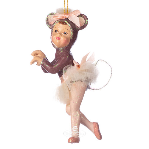 Елочная игрушка Балерина Джузи - Topo Balletto 13 см, подвеска Goodwill