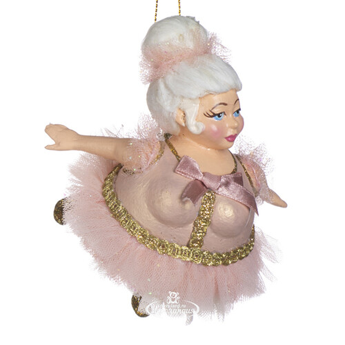 Елочная игрушка Балерина Энна Брукс - Сказки Сан-Ливьера 12 см розовая, подвеска Goodwill