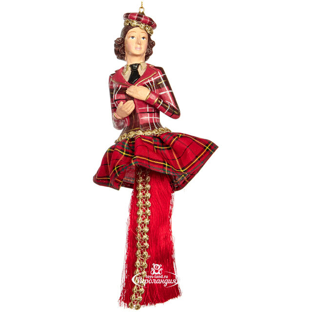 Елочная игрушка Леди МакАлистер - Royal Tartan 25 см, подвеска Goodwill