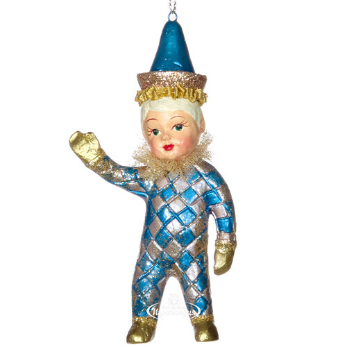 Елочная игрушка Королевский Циркач Жан Лука - Венецианский Маскарад 10 см, подвеска Goodwill