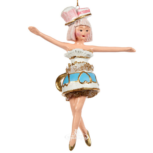 Елочная игрушка Королева Чаепитий - Кокетливая Джанна 16 см, подвеска Goodwill