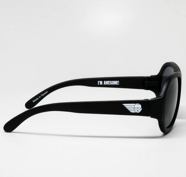 Детские солнцезащитные очки Babiators Original Aviator. Спецназ, 3-5 лет, черный Babiators