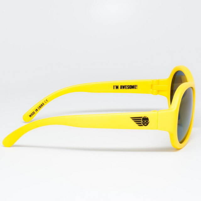 Детские солнцезащитные очки "Babiators Original Aviator. Привет", 0-2 лет, желтый Babiators (Бэбиаторс)