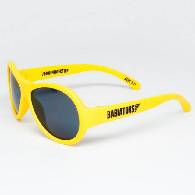 Детские солнцезащитные очки "Babiators Original Aviator. Привет", 0-2 лет, желтый Babiators (Бэбиаторс)