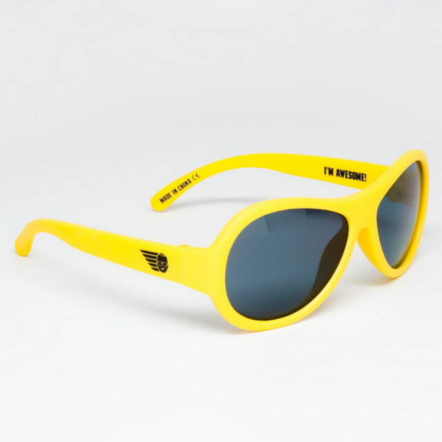 Детские солнцезащитные очки "Babiators Original Aviator. Привет", 0-2 лет, желтый Babiators (Бэбиаторс)