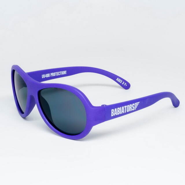 Детские солнцезащитные очки Babiators Original Aviator. Пилот, 3-5 лет, фиолетовый Babiators