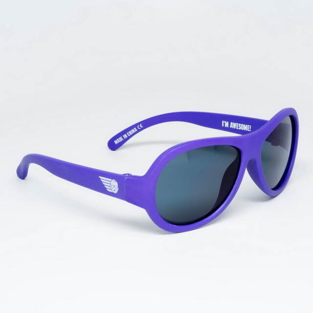Детские солнцезащитные очки Babiators Original Aviator. Пилот, 3-5 лет, фиолетовый Babiators