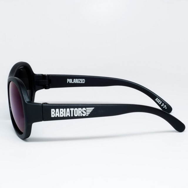 Детские солнцезащитные очки Babiators Polarized. Спецназ, 0-2 лет, черный, чехол Babiators (Бэбиаторс)